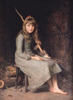 Sir John Everett Millais : Cinderella